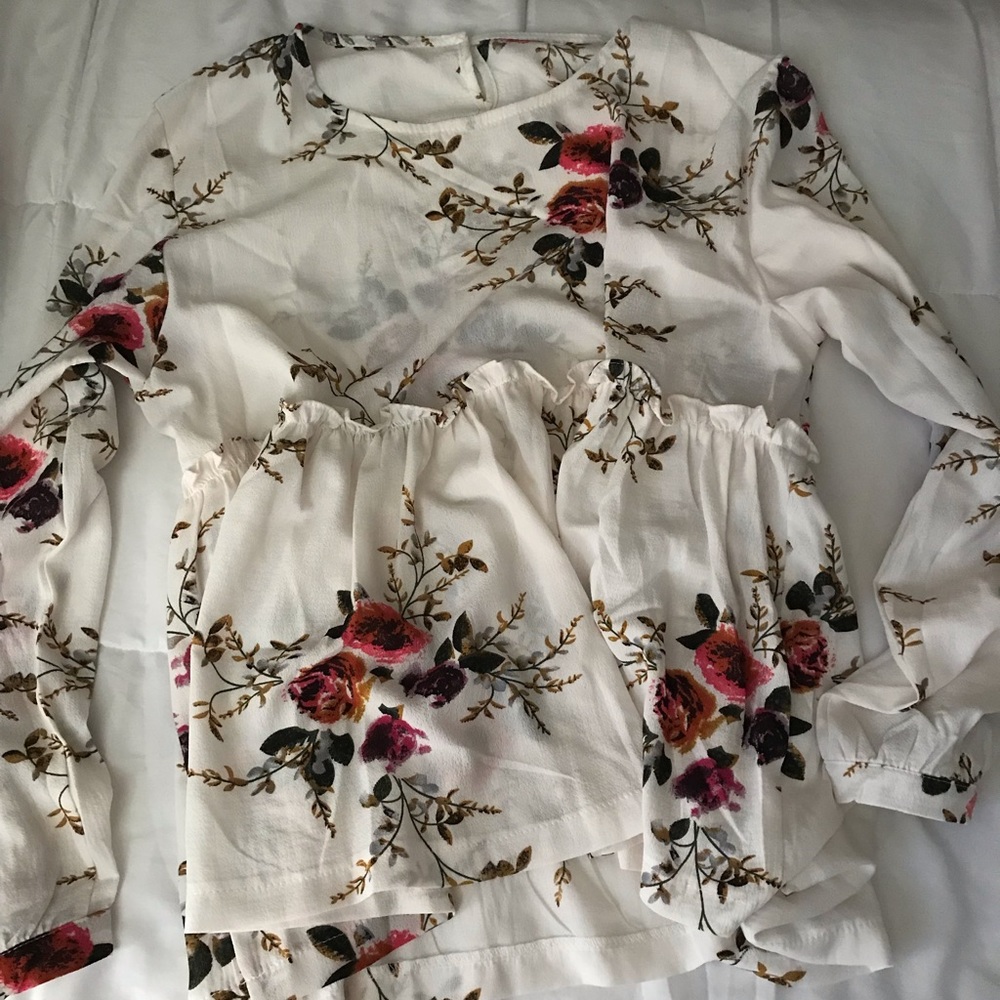 Long sleeve blouse